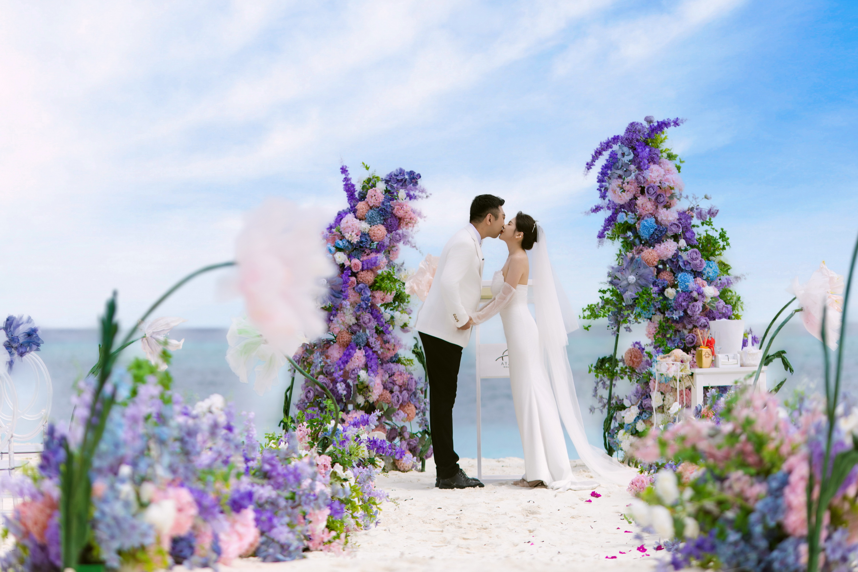 F&M(阿雅达岛紫粉色沙滩婚礼)