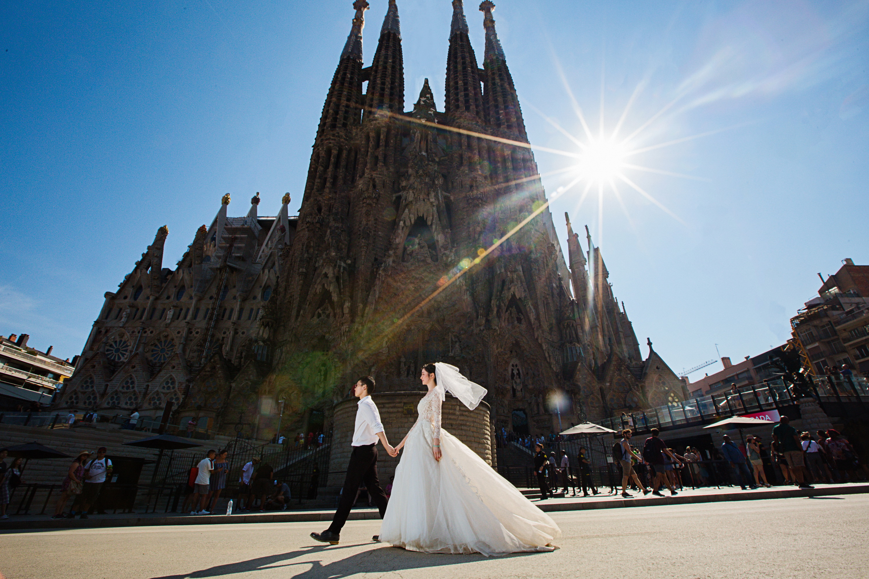 巴塞罗那婚纱照合集1