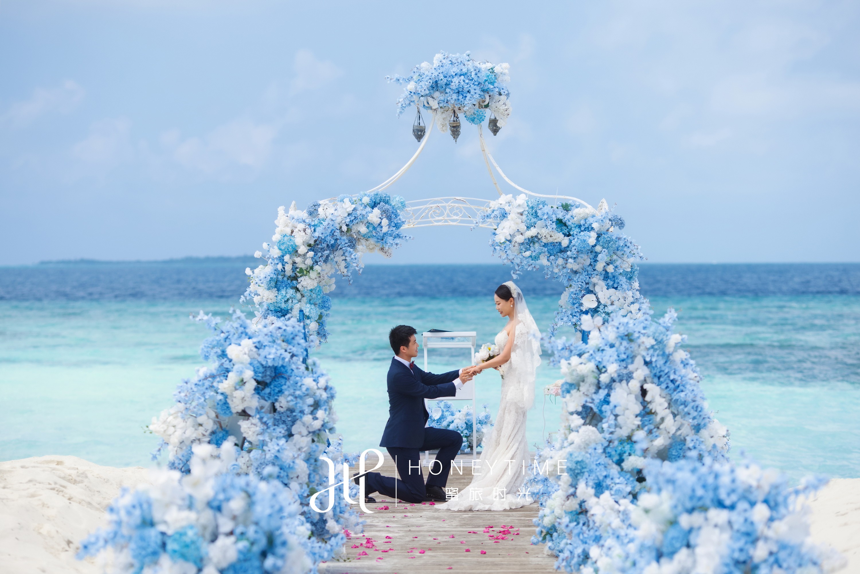 H&Z(阿雅达岛蓝色主题沙滩婚礼)