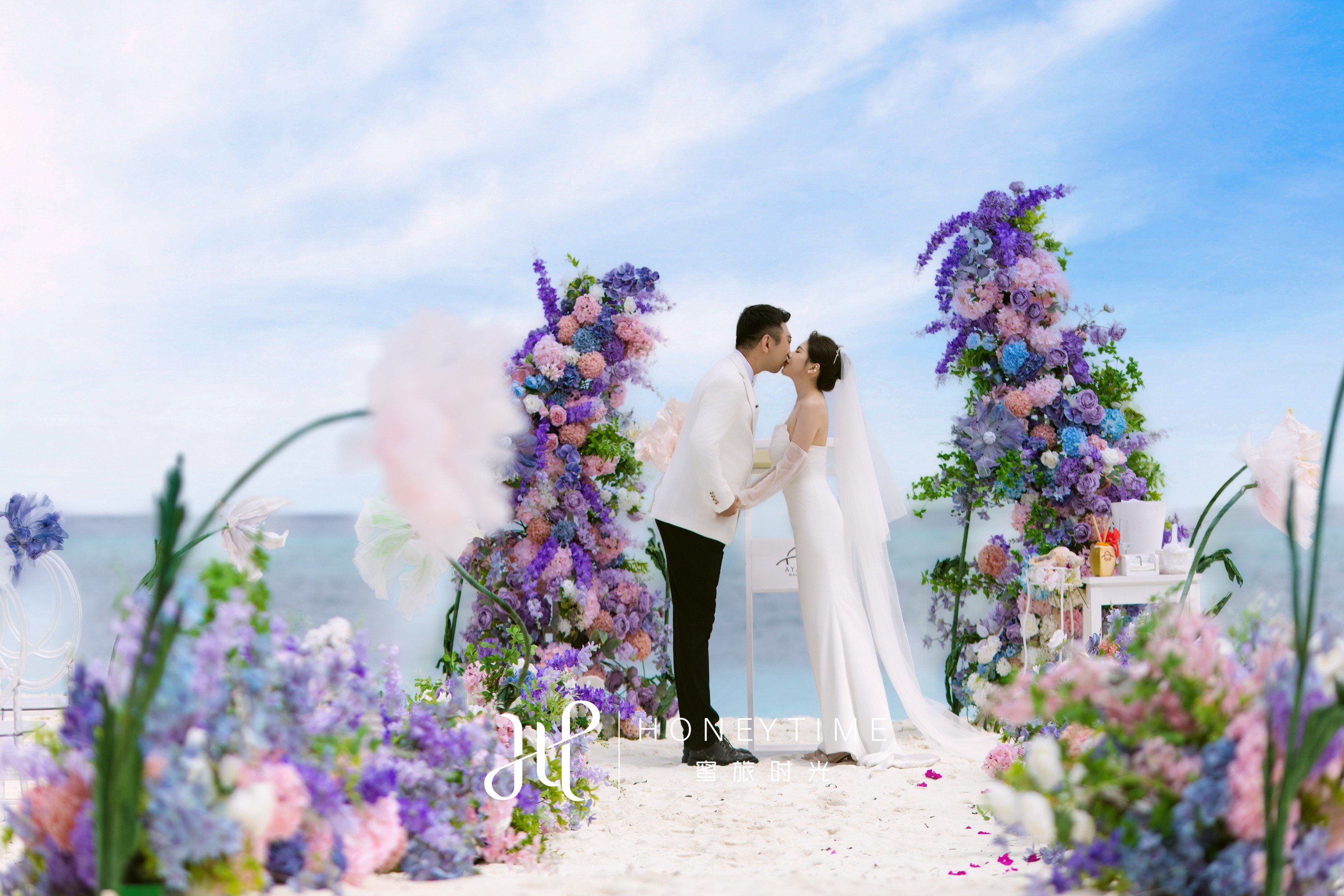 F&M(阿雅达岛紫粉色沙滩婚礼)