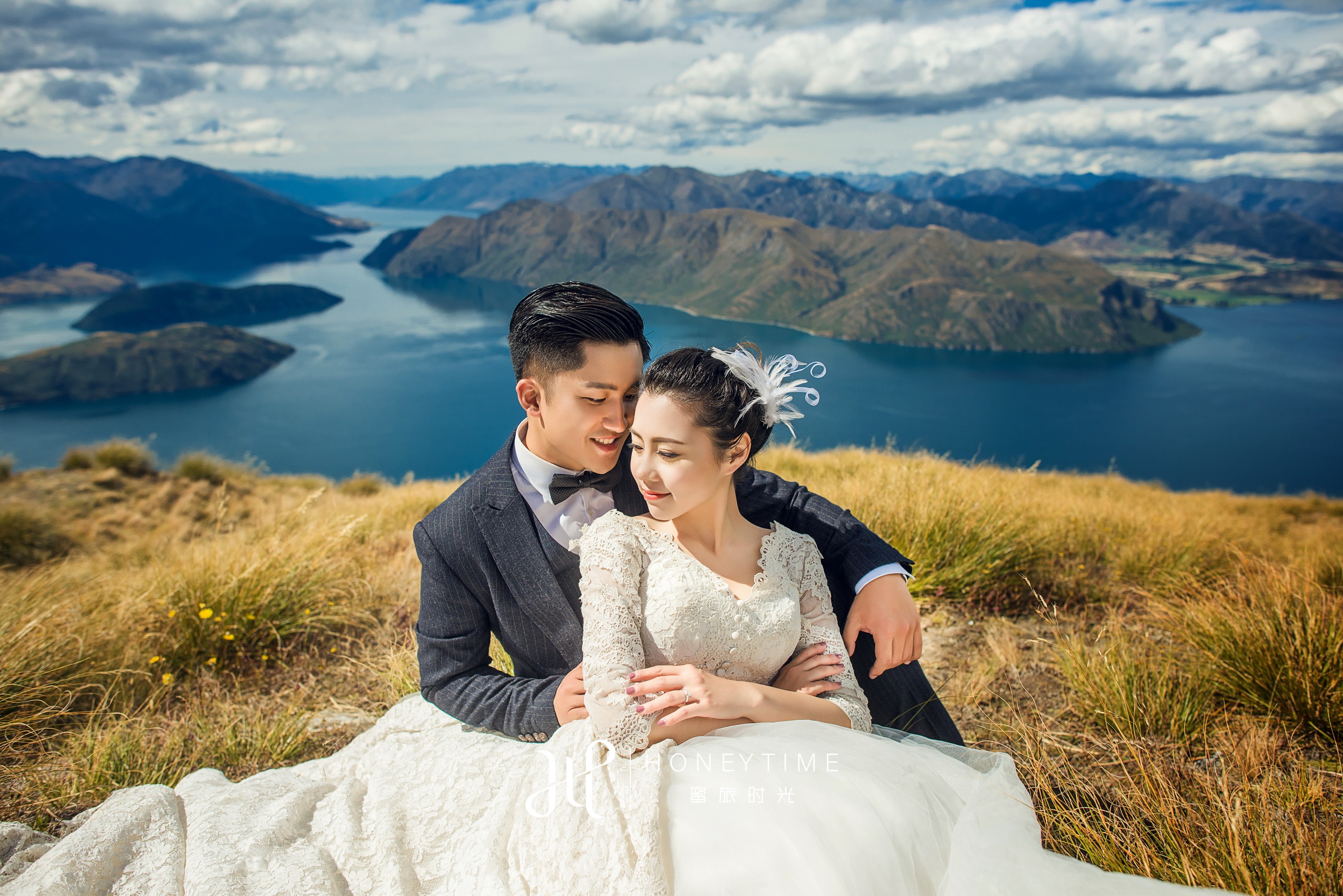 瓦纳卡直升机拍摄