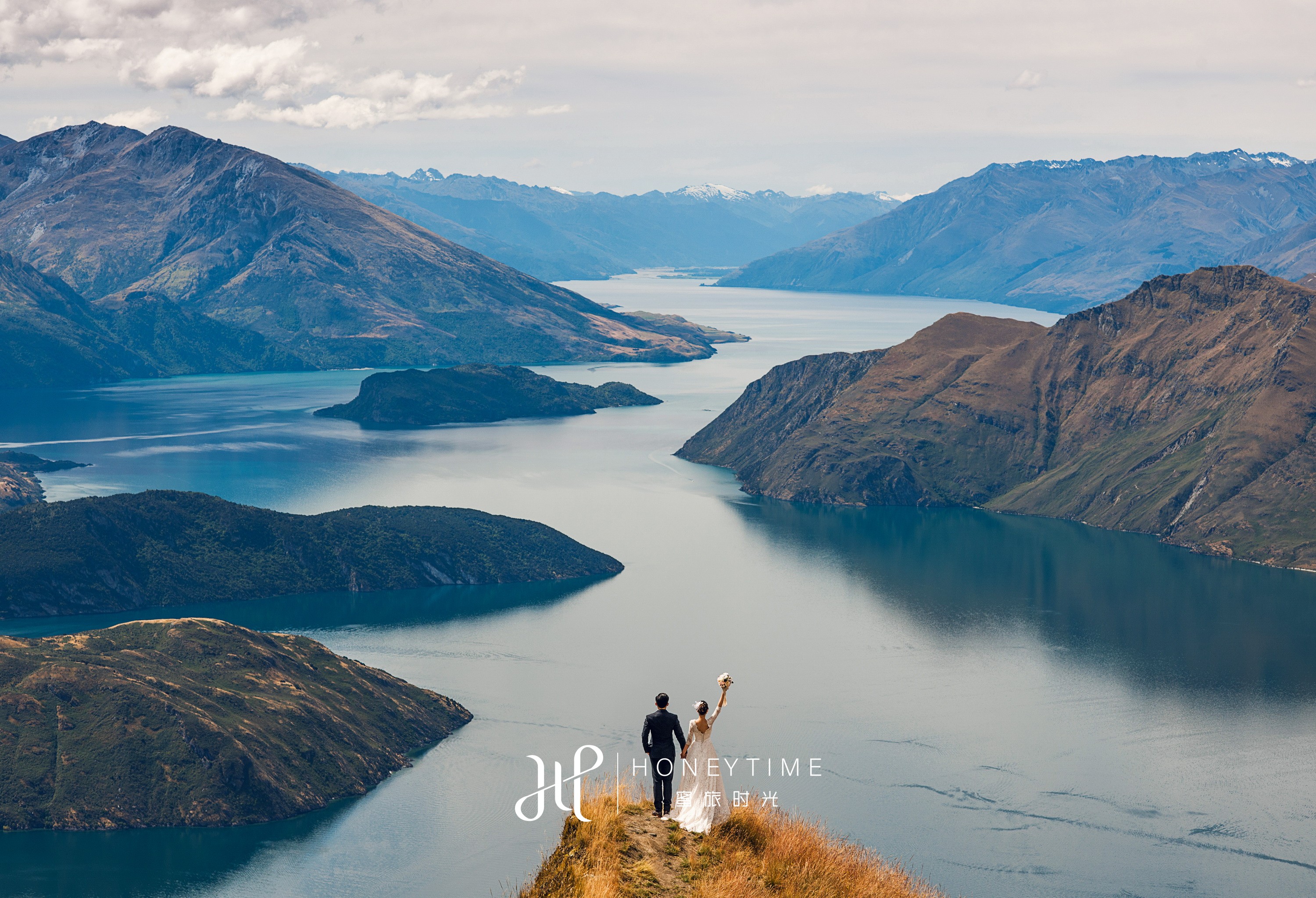 瓦纳卡直升机拍摄