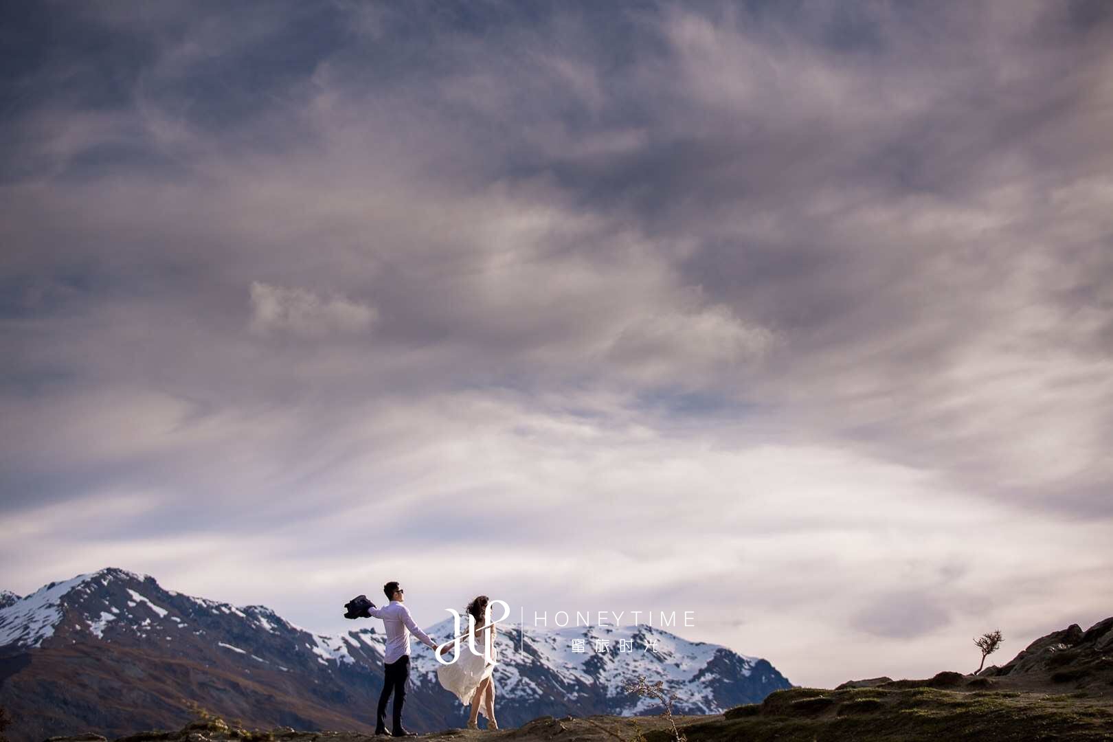 瓦纳卡直升机拍摄