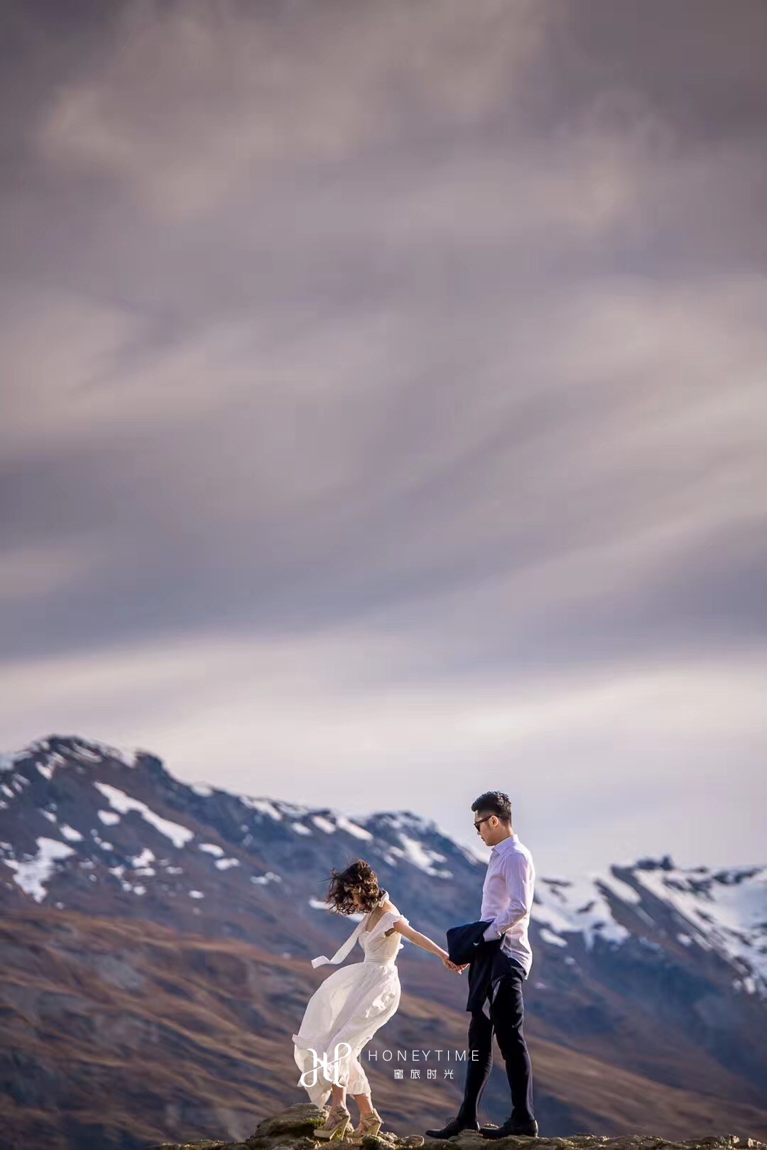 瓦纳卡直升机拍摄