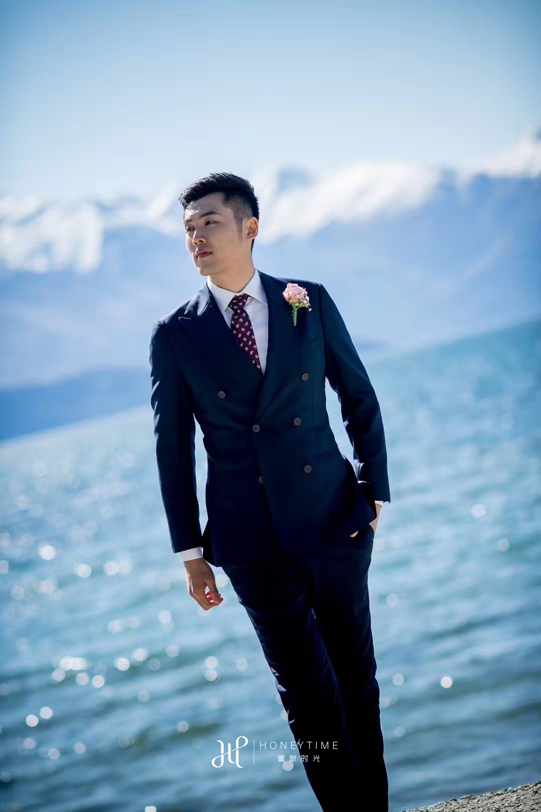 瓦纳卡直升机拍摄