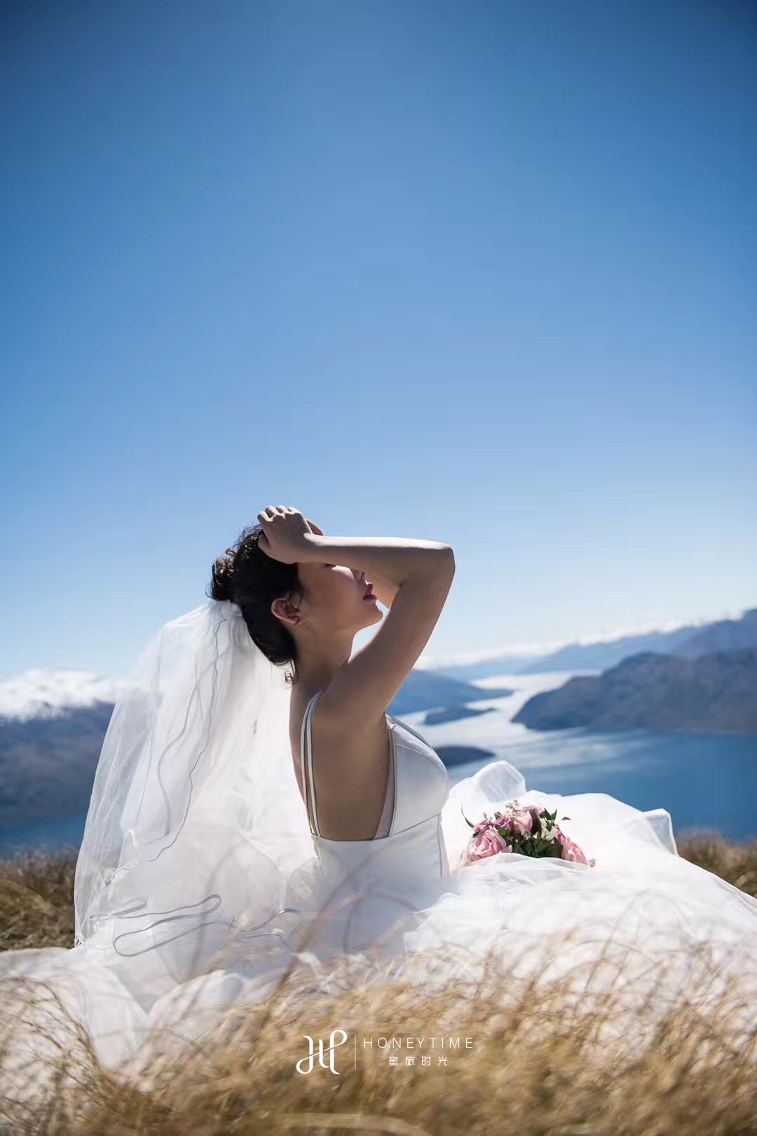 瓦纳卡直升机拍摄