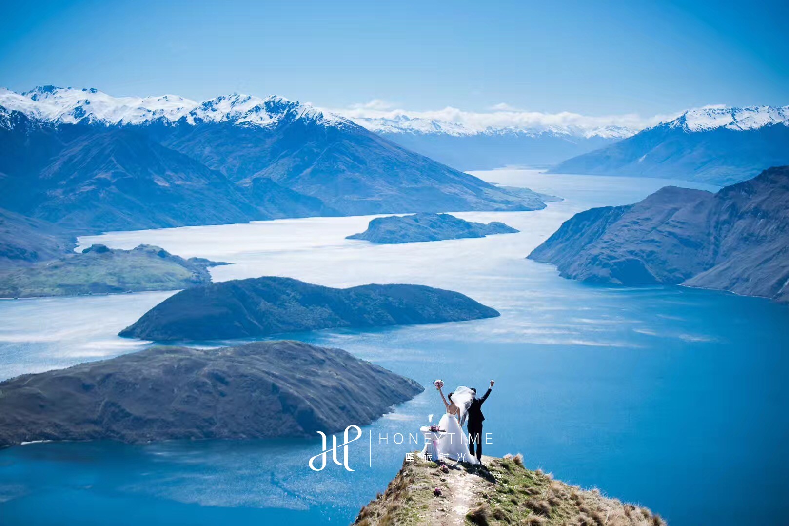 瓦纳卡直升机拍摄