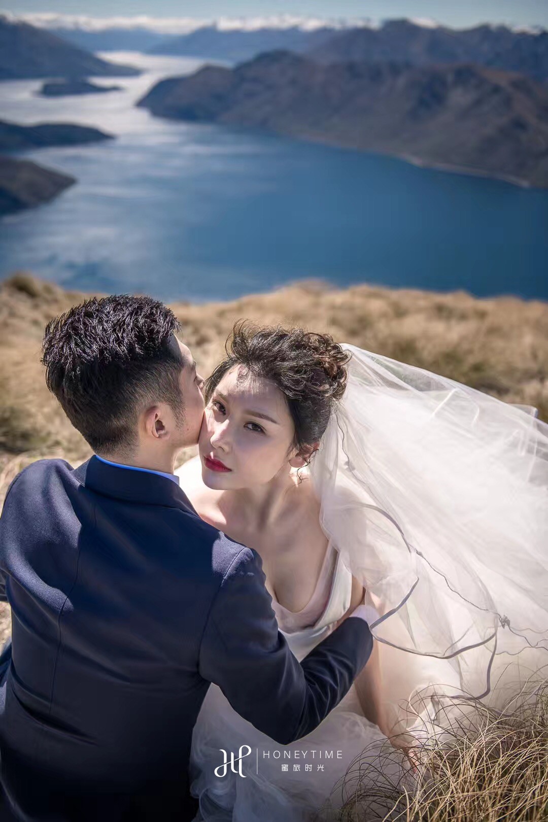 瓦纳卡直升机拍摄