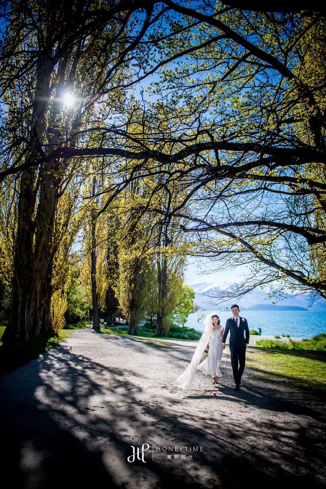 瓦纳卡直升机拍摄