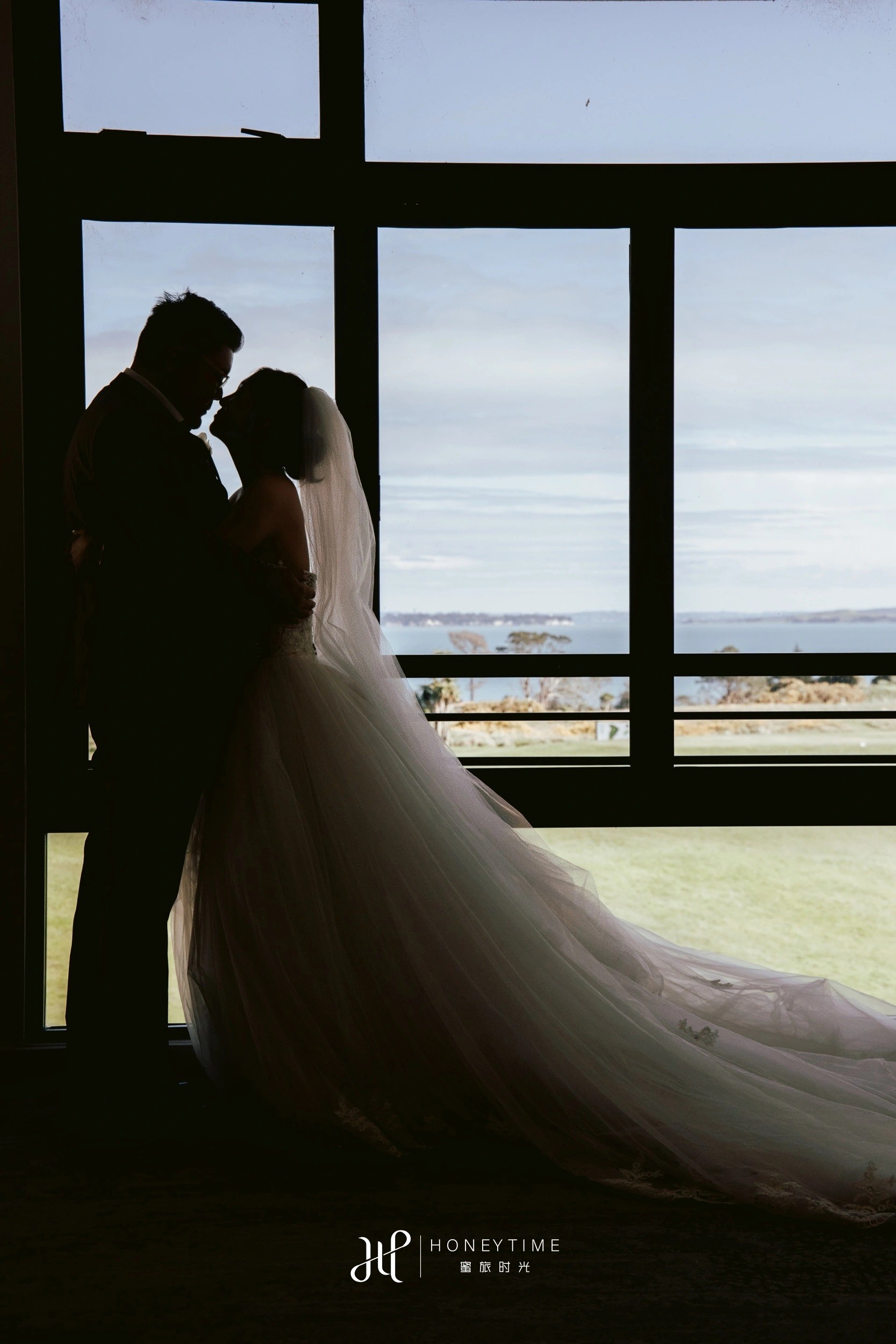 新西兰奥克兰海景高尔夫草坪婚礼(婚前准备)