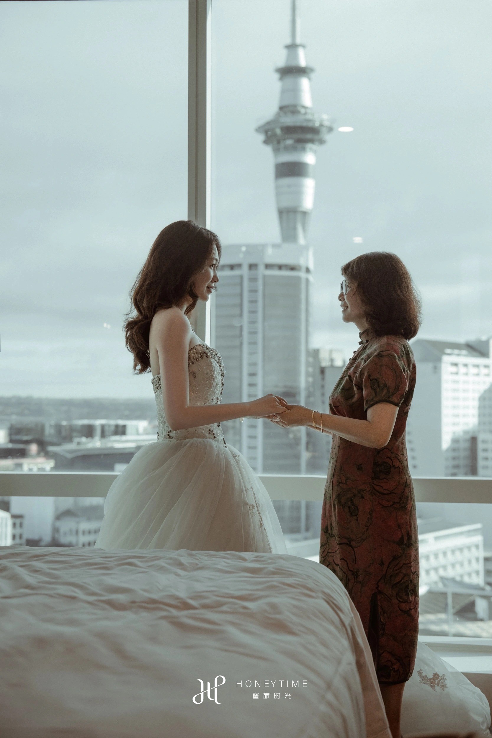 新西兰奥克兰海景高尔夫草坪婚礼(婚前准备)