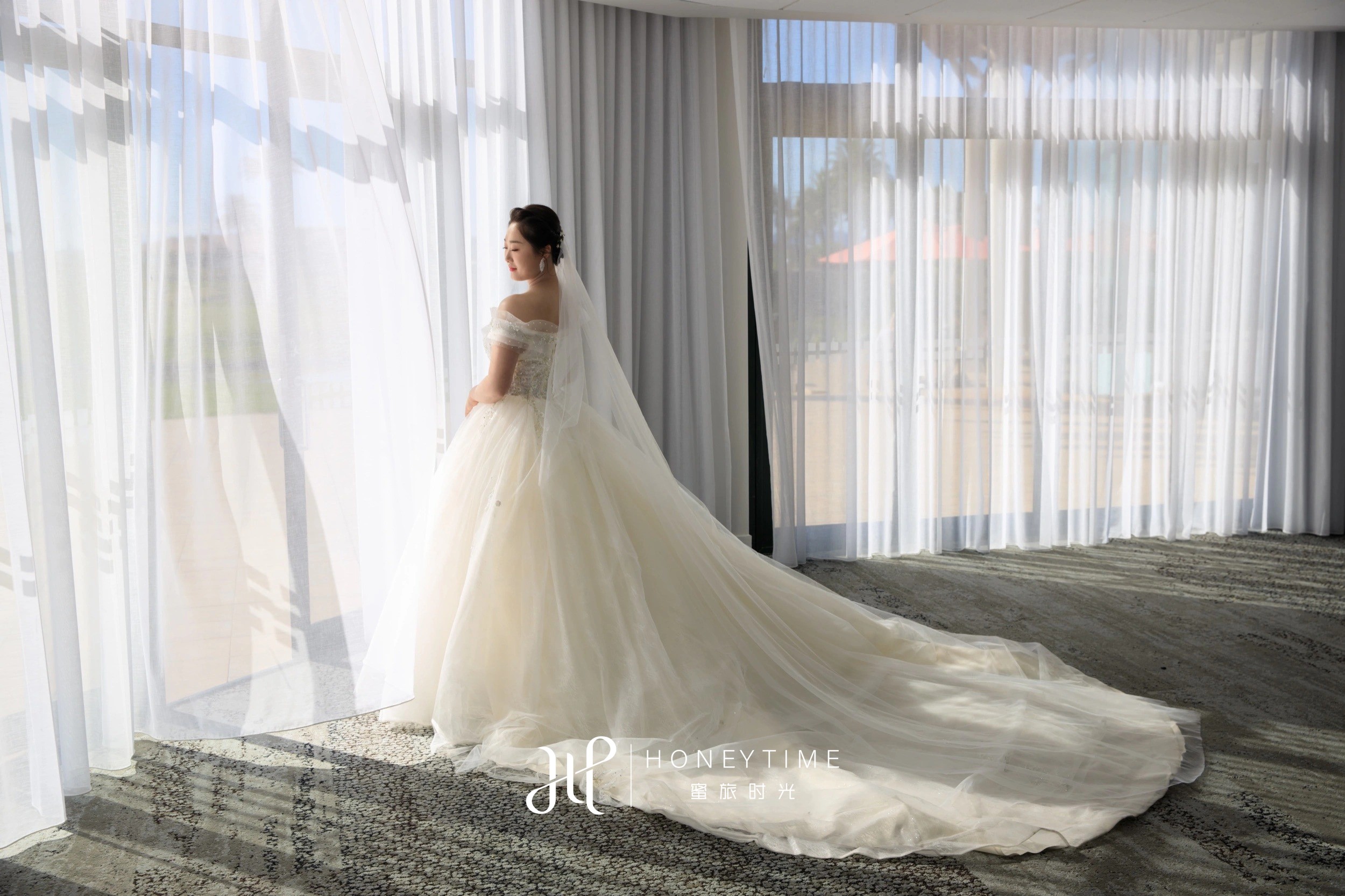 新西兰奥克兰海景高尔夫草坪婚礼(婚前准备)