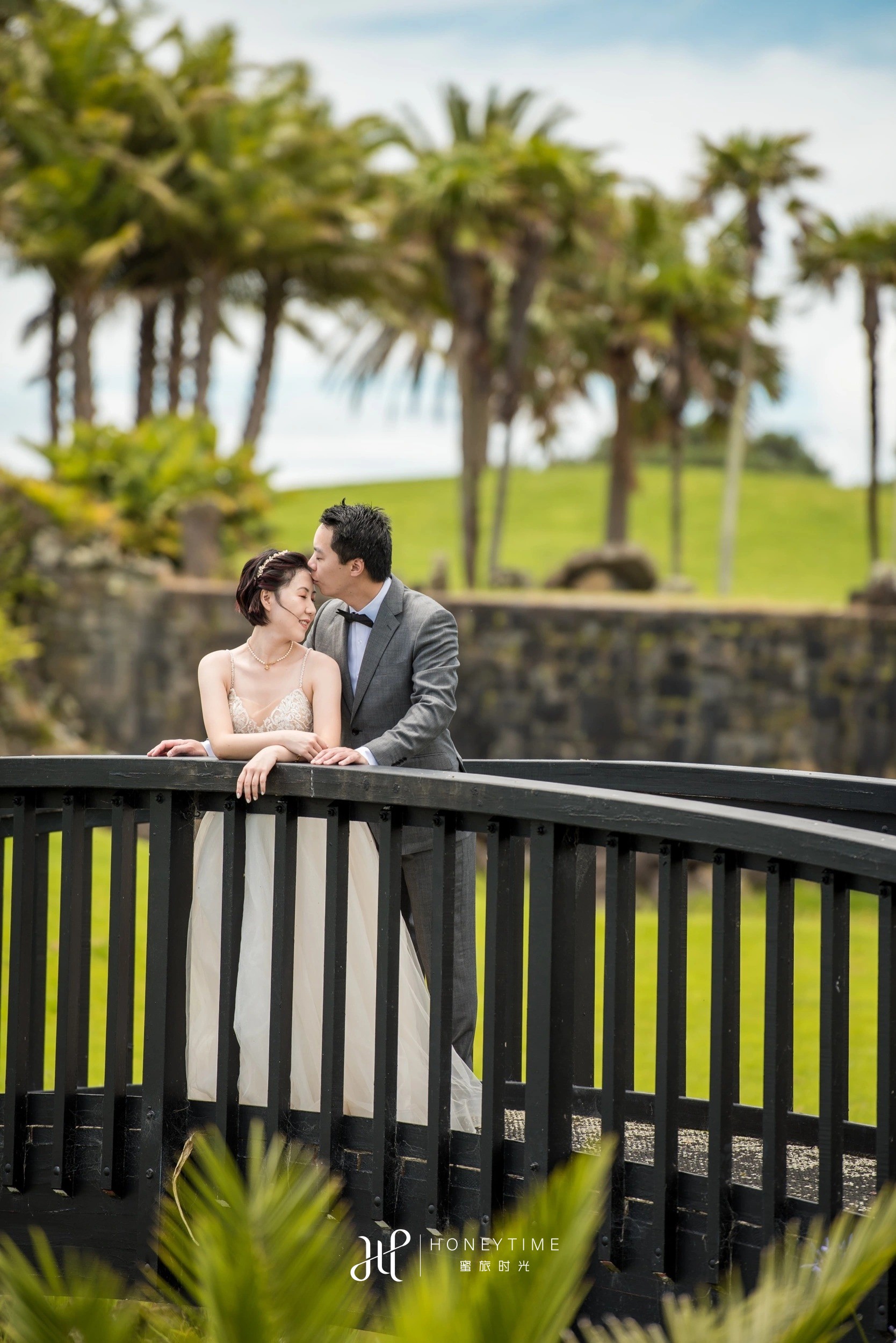 新西兰奥克兰海景高尔夫草坪婚礼(外景拍摄)