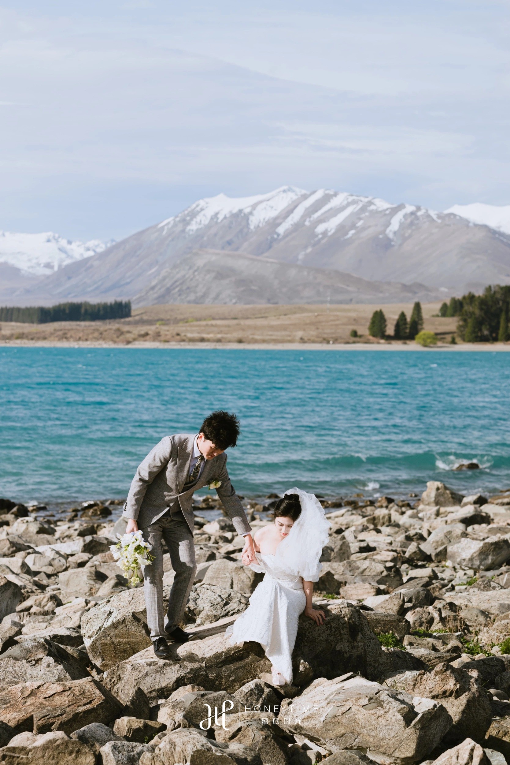 蒂卡波好牧羊人教堂婚礼(外景拍摄)