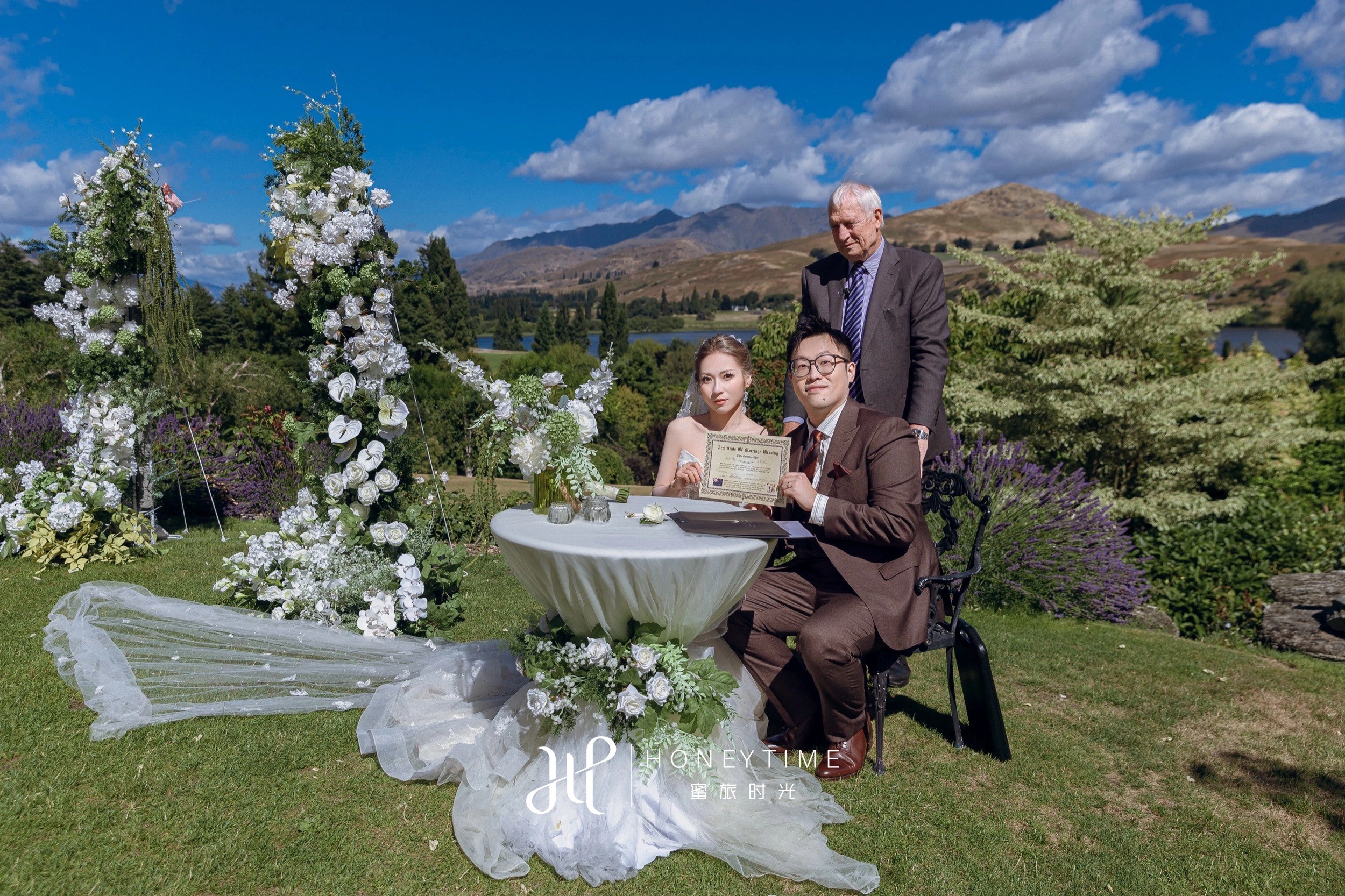 皇后镇庄园户外婚礼(婚礼仪式)