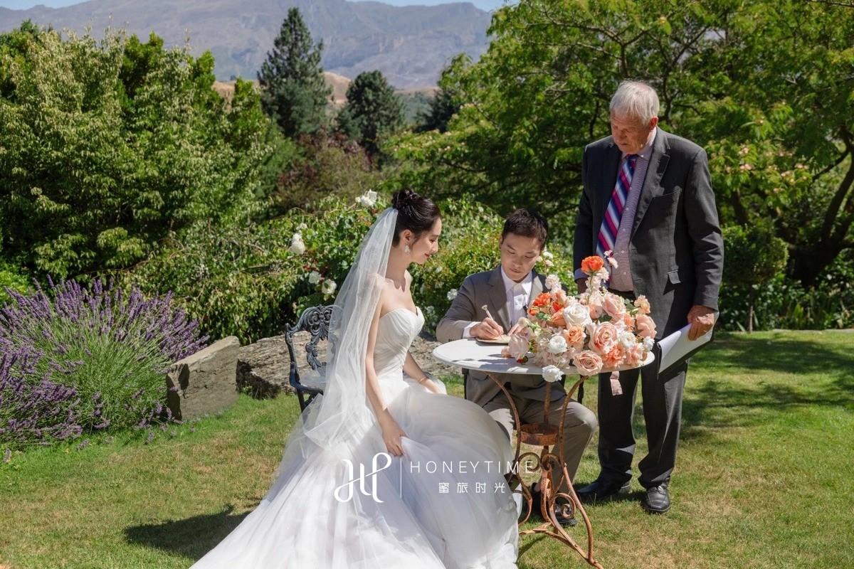 皇后镇庄园户外婚礼(婚礼仪式)