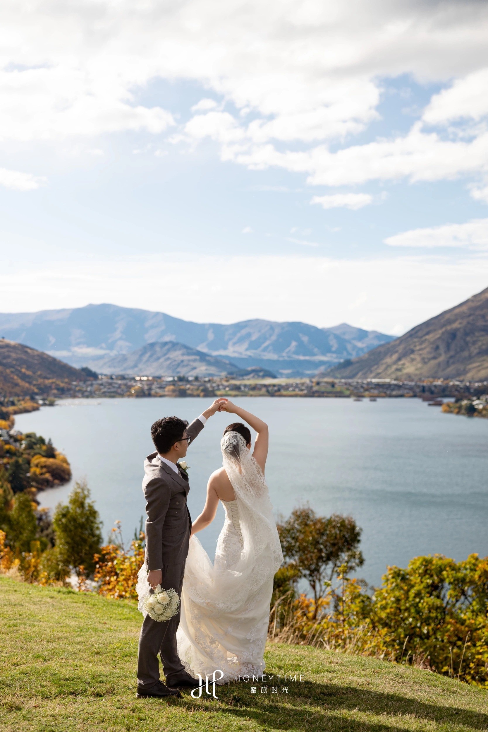 皇后镇庄园户外婚礼(外景拍摄)