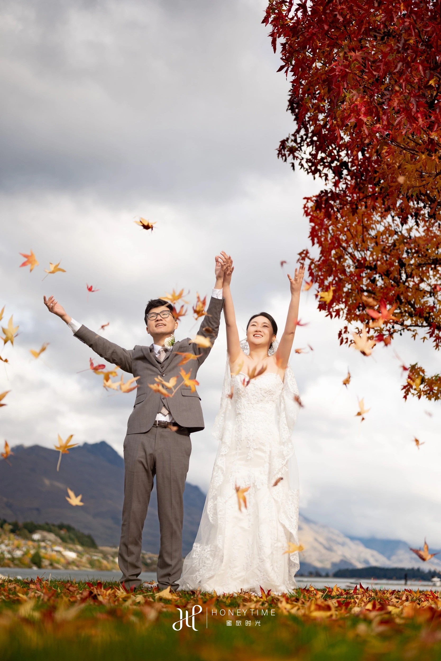 皇后镇庄园户外婚礼(外景拍摄)