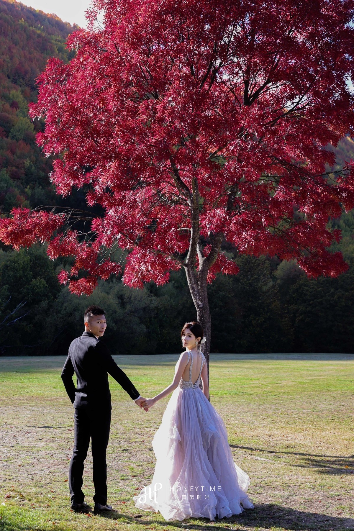 皇后镇庄园户外婚礼(外景拍摄)