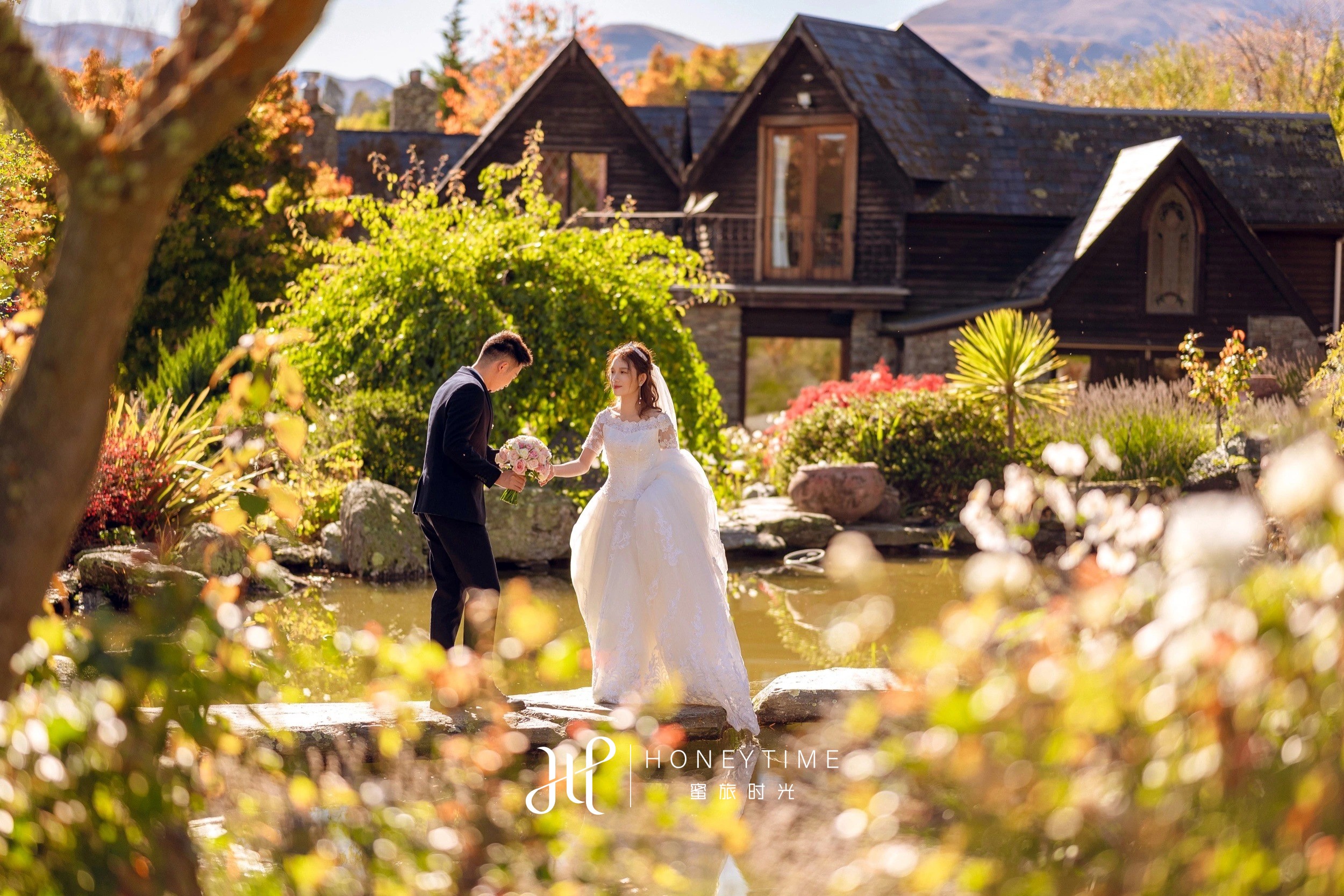 皇后镇庄园户外婚礼(婚礼仪式)