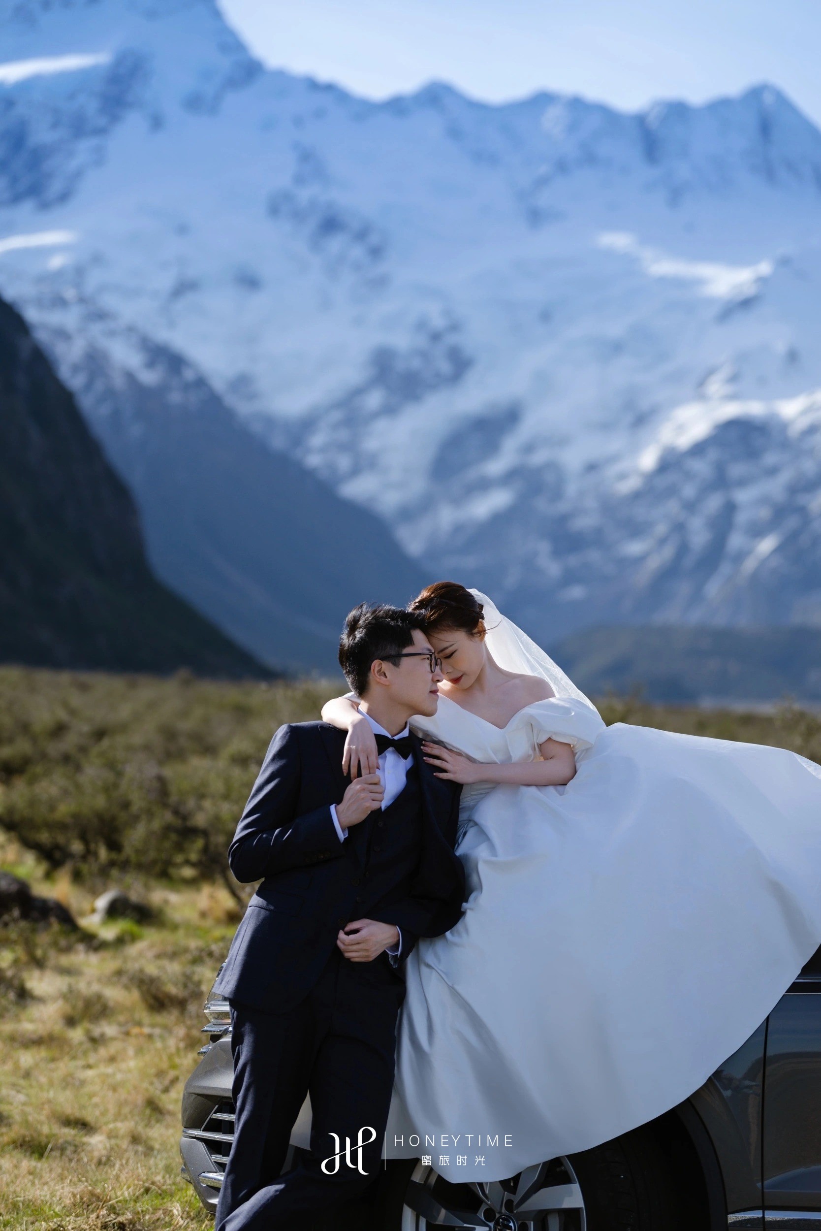 库克雪山直升机婚礼(外景拍摄)