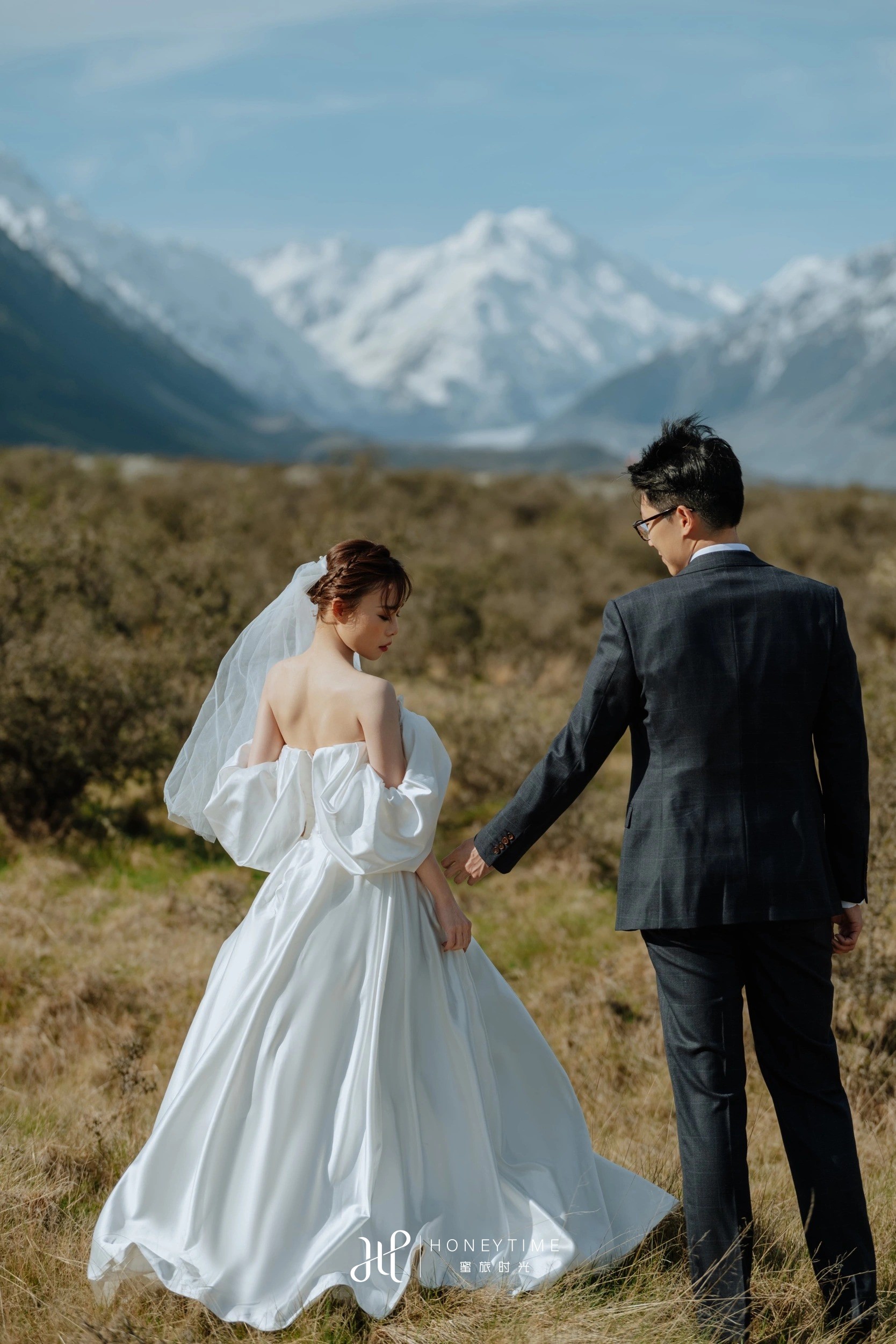 库克雪山直升机婚礼(外景拍摄)