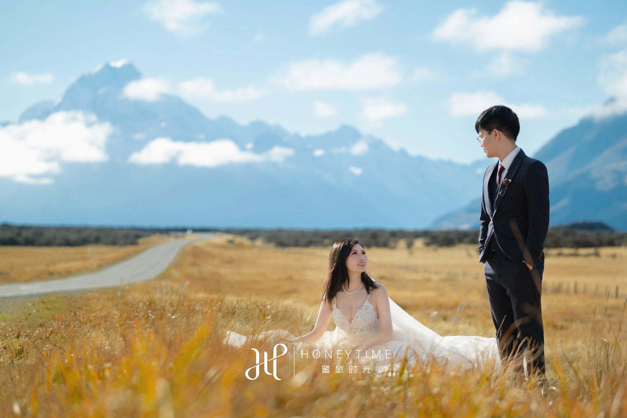 库克雪山直升机婚礼(外景拍摄)