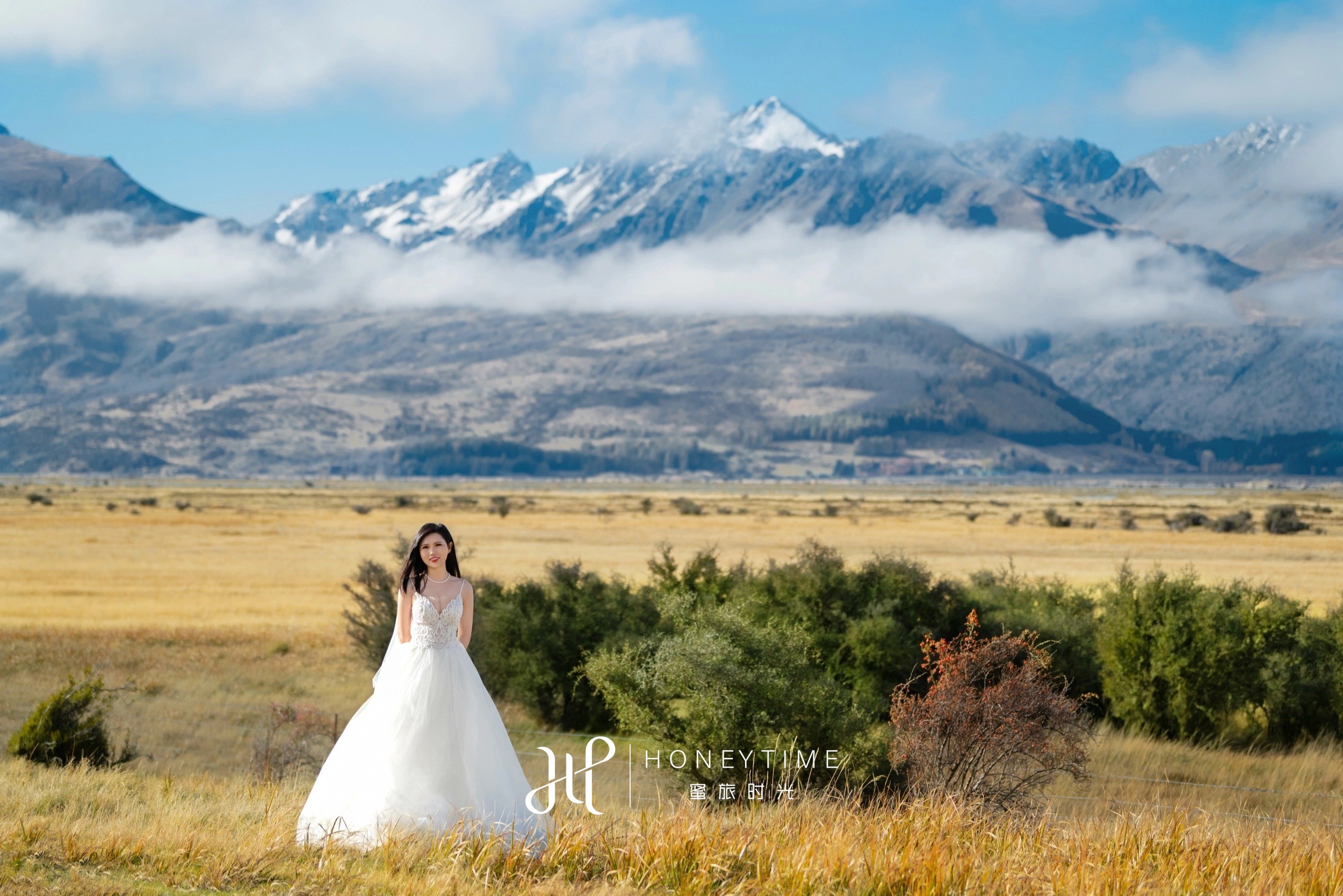 库克雪山直升机婚礼(外景拍摄)