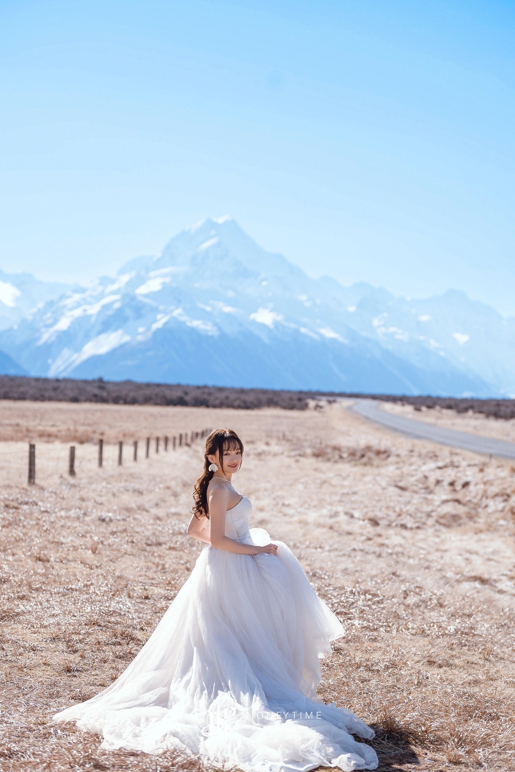 库克雪山直升机婚礼(外景拍摄)