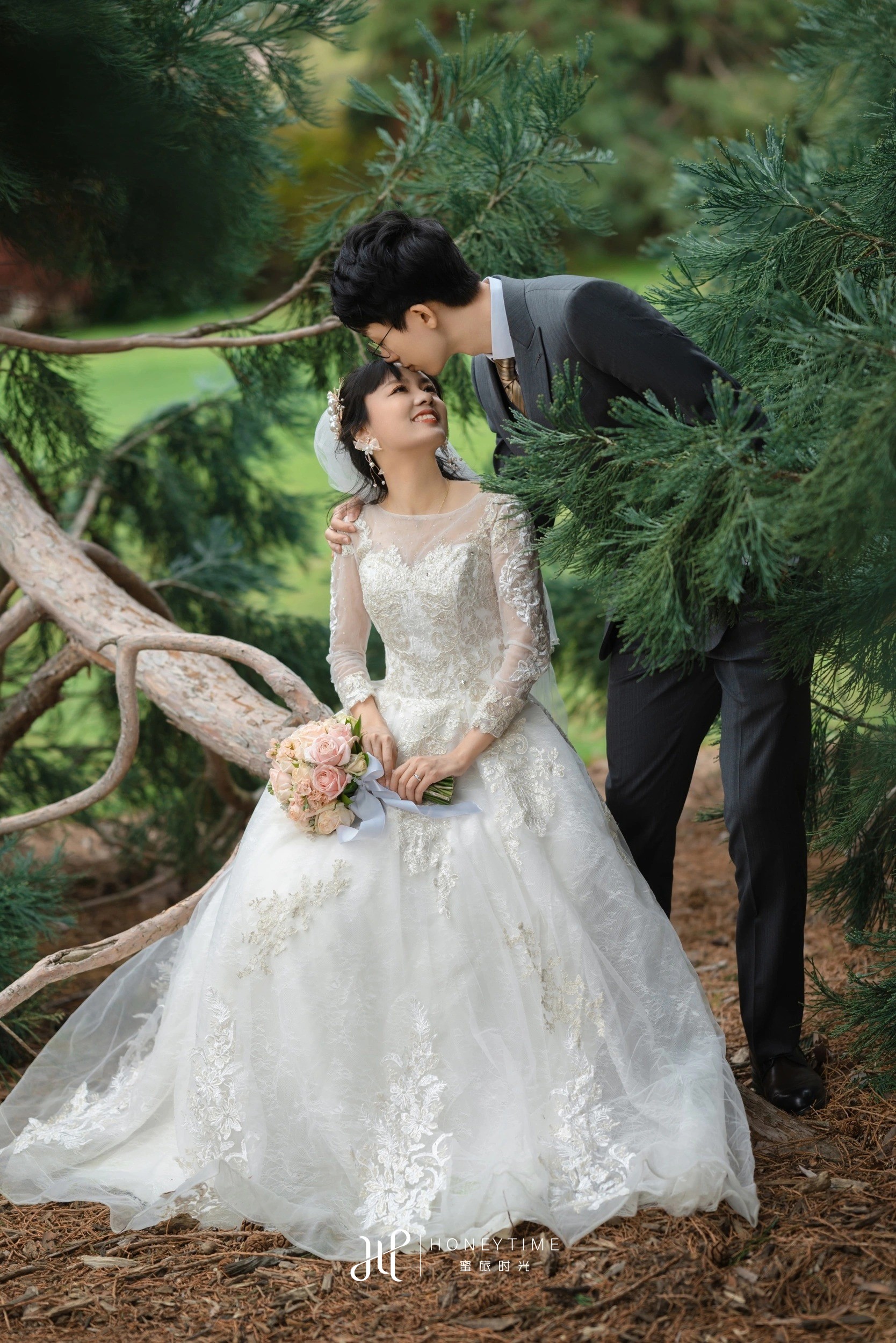 瓦纳卡山顶直升机婚礼(外景拍摄)