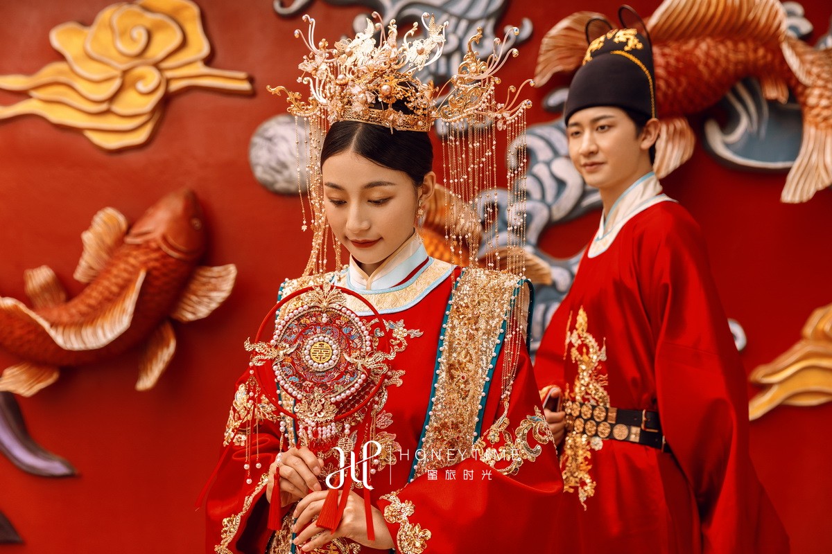 情侣岛-明治汉服