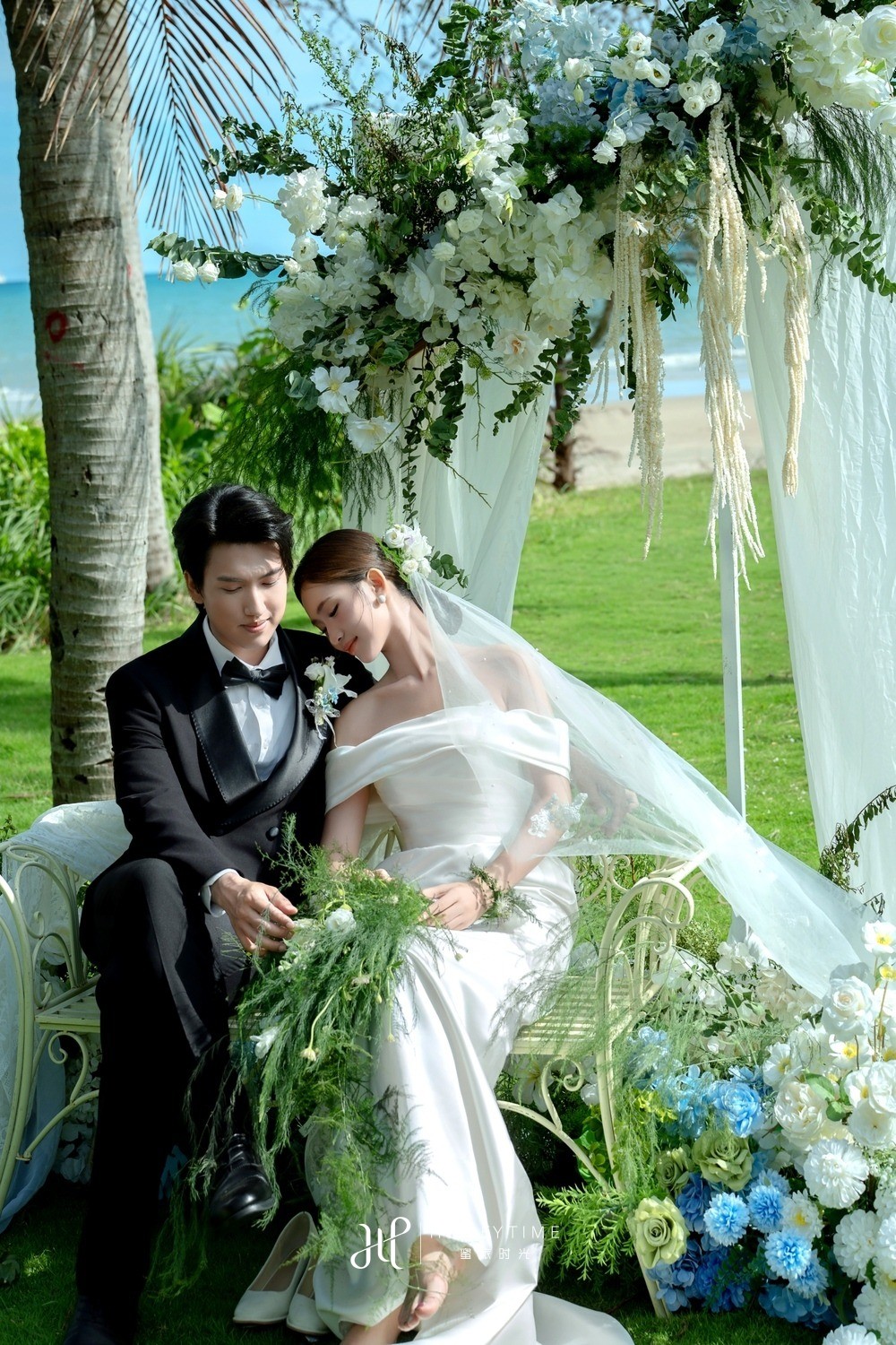 三亚湾草坪婚礼