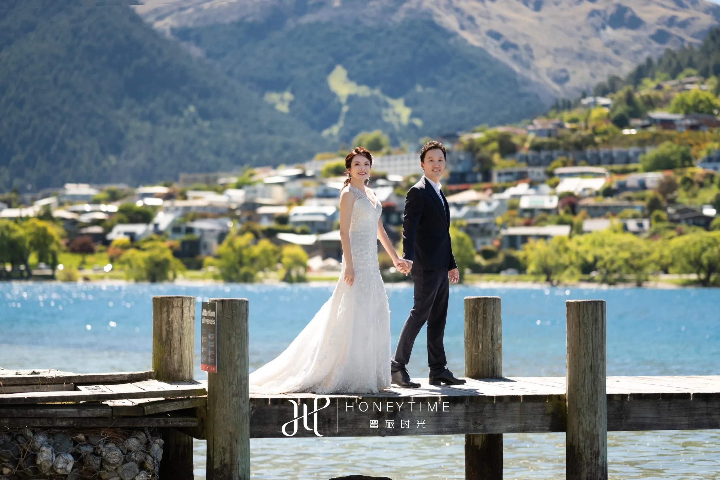 皇后镇Kelvin Height栈桥与湖边