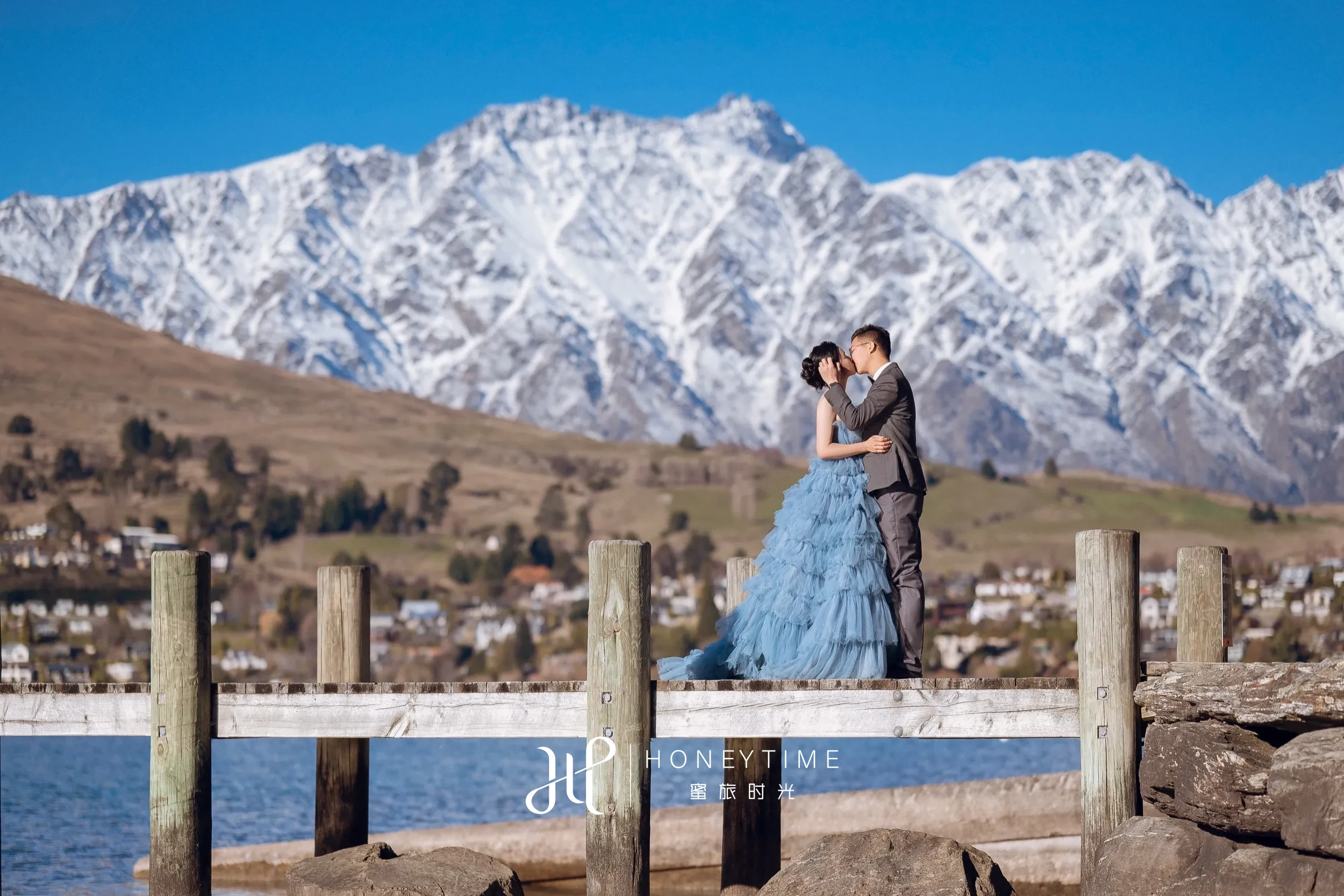 皇后镇Kelvin Height栈桥与湖边