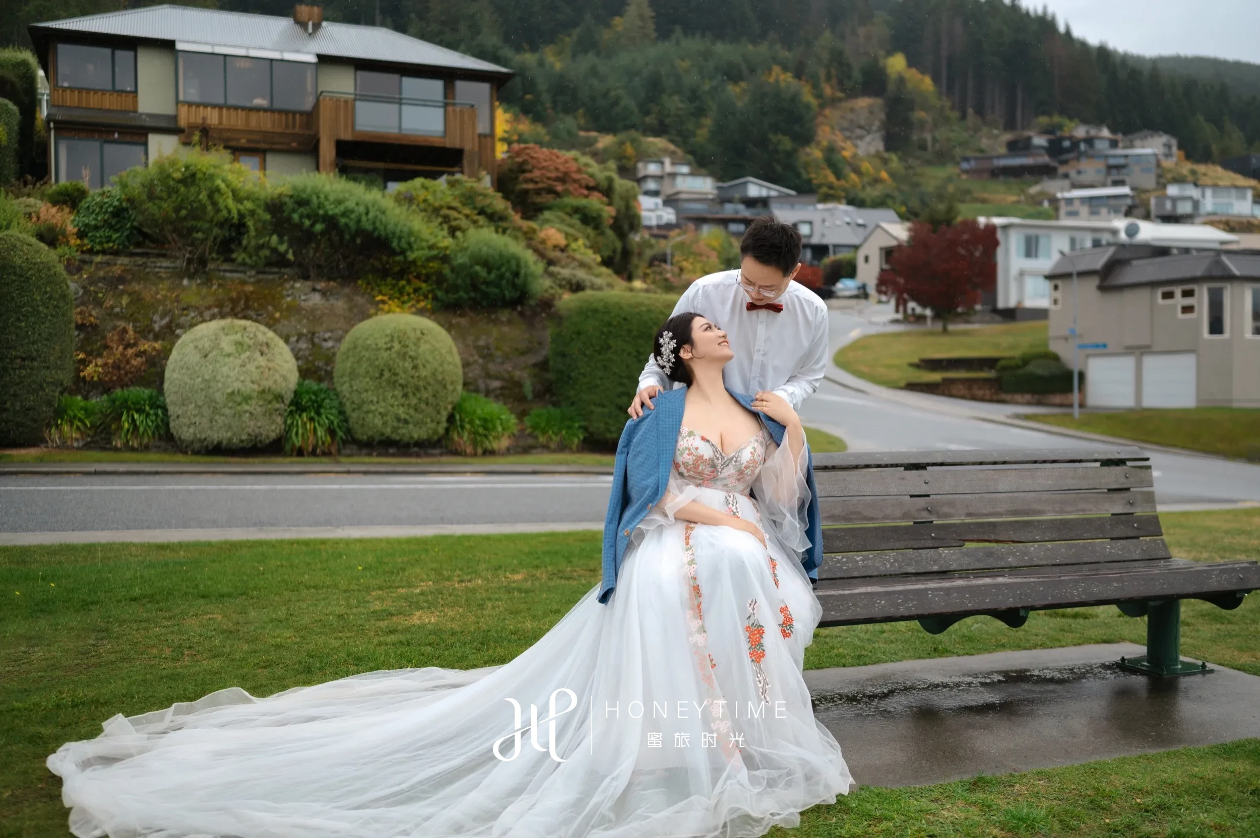 皇后镇Kelvin Height栈桥与湖边