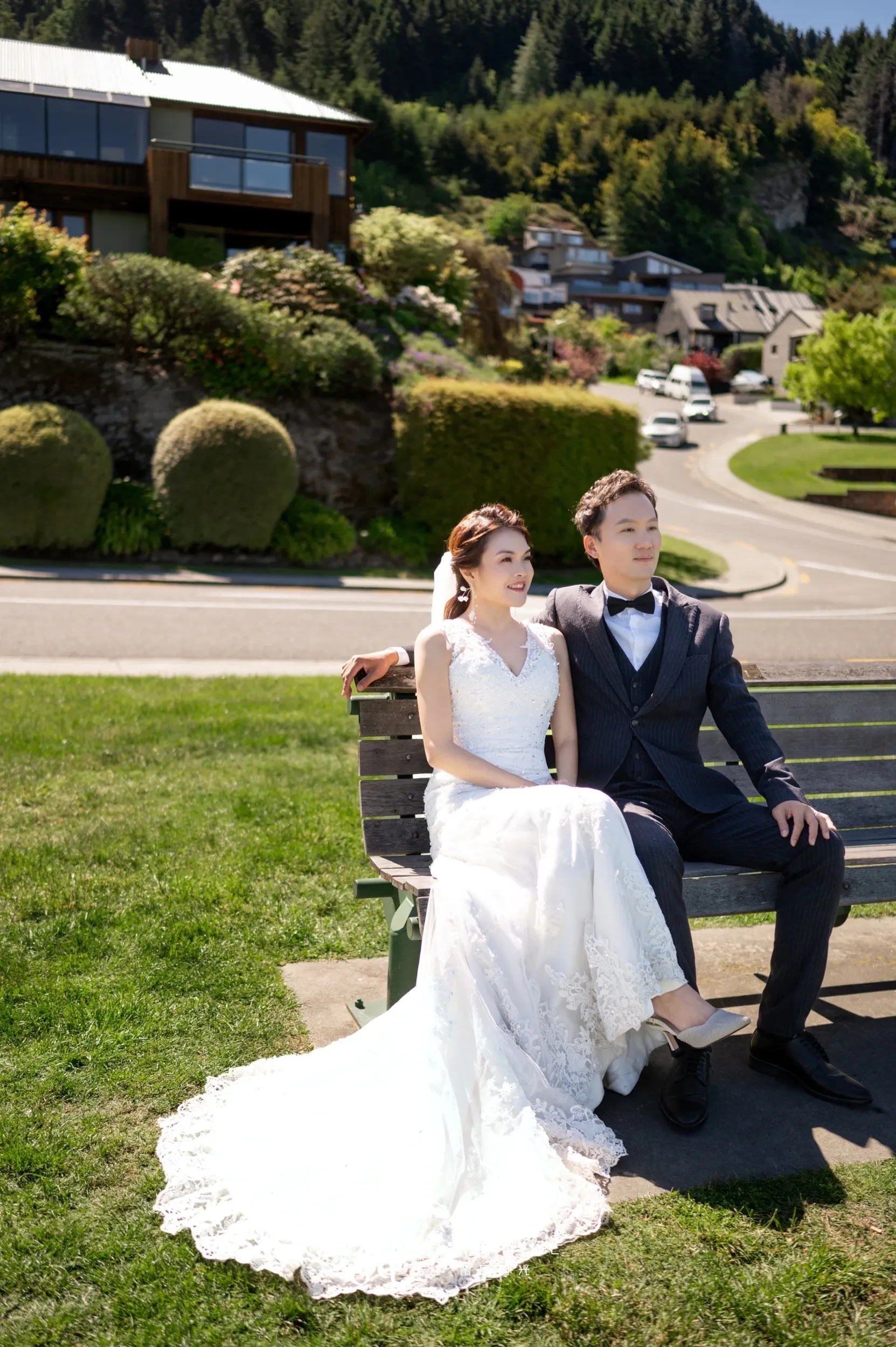 皇后镇Kelvin Height栈桥与湖边