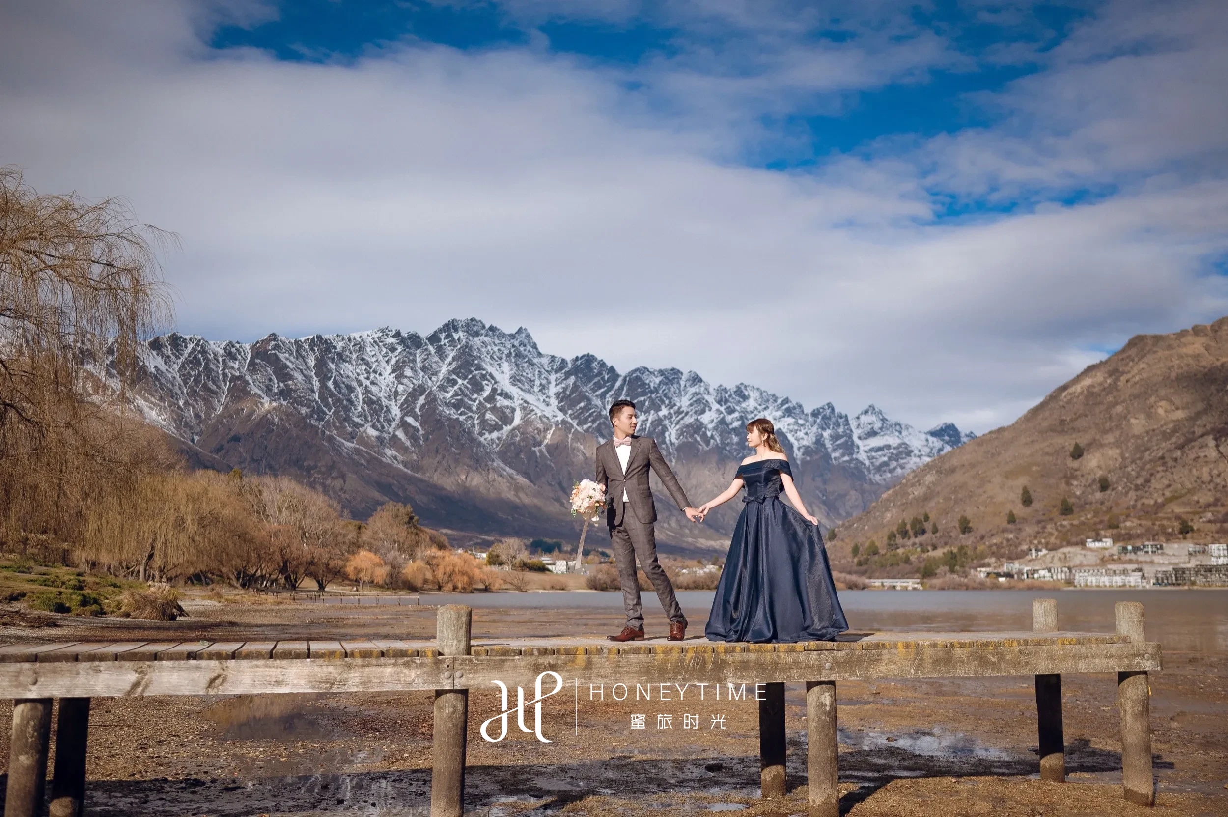 皇后镇Kelvin Height栈桥与湖边