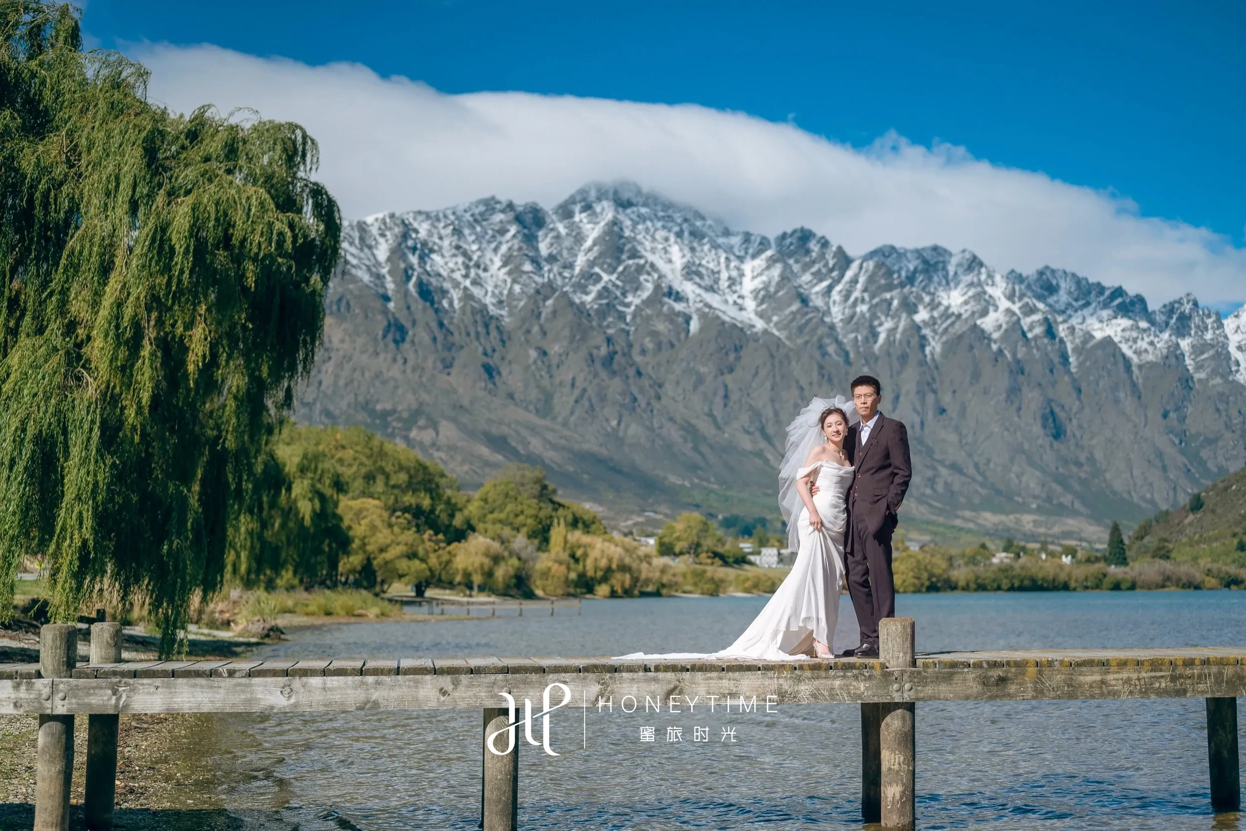 皇后镇Kelvin Height栈桥与湖边