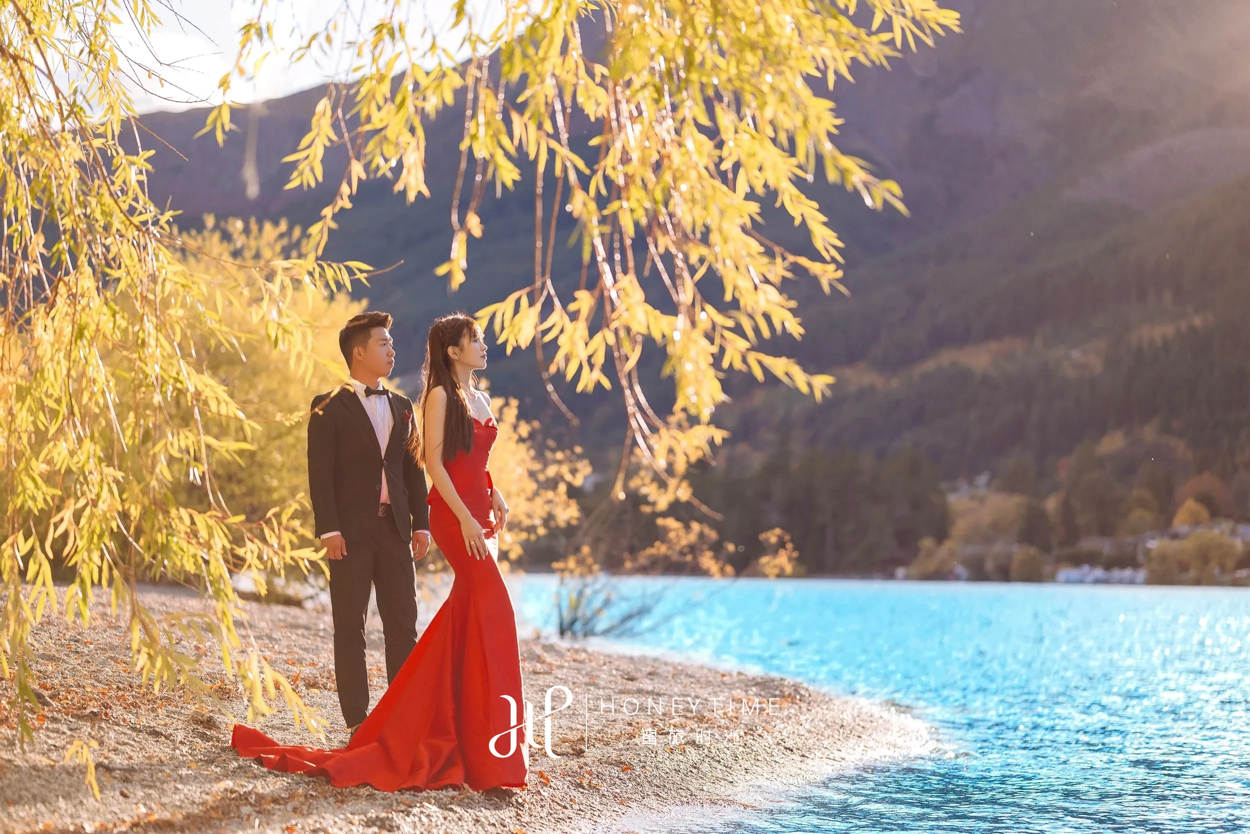 皇后镇Kelvin Height栈桥与湖边